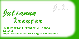 julianna kreuter business card